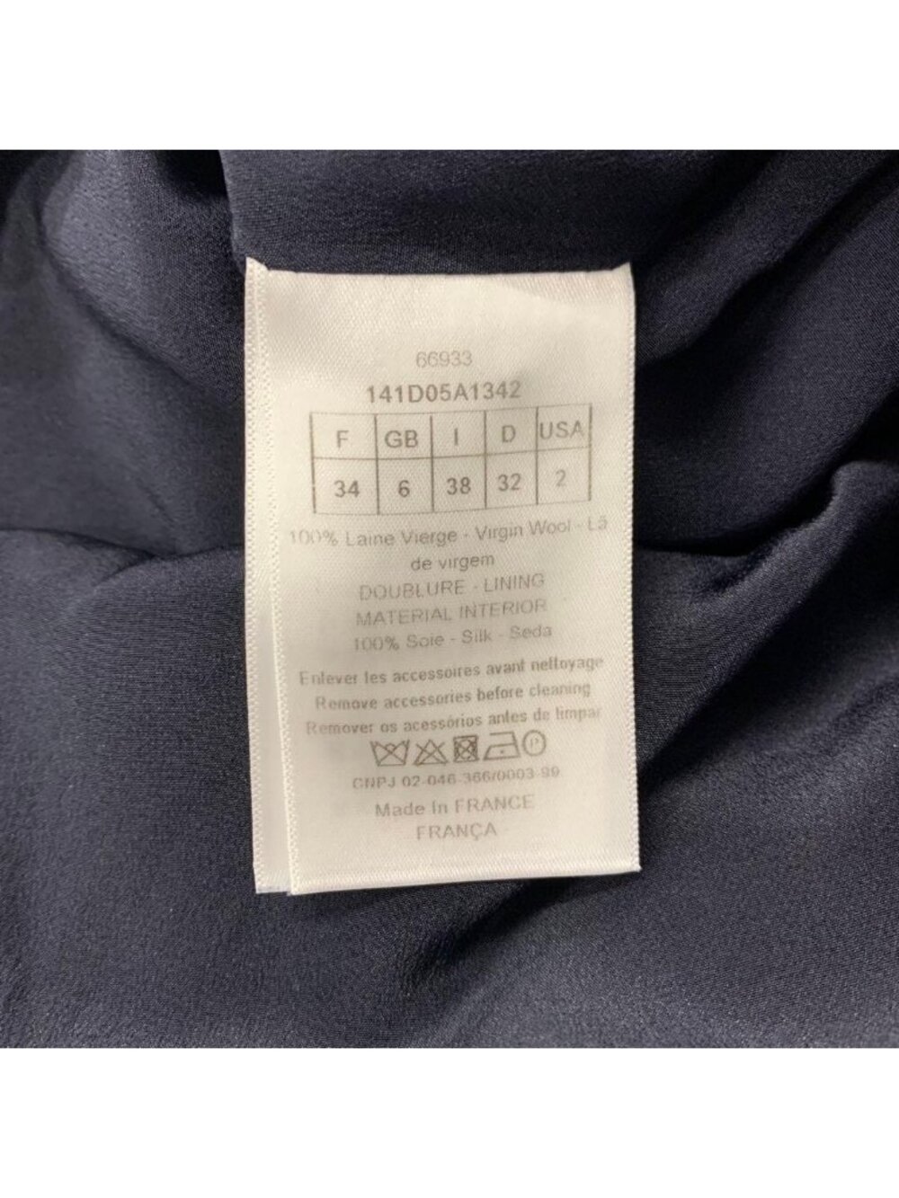 Dior Wool Dress Wrap Over Short - Picture 8 of 10
